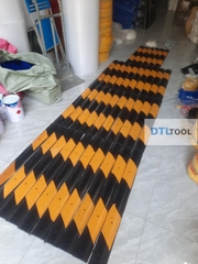 Gờ Giảm Tốc Cao Su 1000x100x20mm SDTL | Gờ Giảm Tốc Xe Máy Sọc Chéo