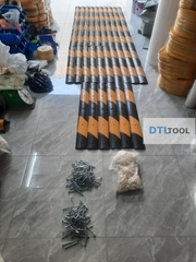 Gờ Giảm Tốc Cao Su 1000x100x20mm SDTL | Gờ Giảm Tốc Xe Máy Sọc Chéo