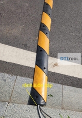 Gờ Giảm Tốc Cao Su 1000x150x30mm SDTL | Gờ Giảm Tốc Có Rãnh Luồn Dây Gầm 20x20mm