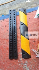 Gờ Giảm Tốc Cao Su 1000x150x30mm SDTL | Gờ Giảm Tốc Có Rãnh Luồn Dây Gầm 20x20mm