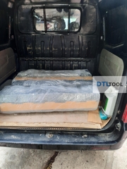 Gờ Luồn Dây Điện Cao Su 1000x250x40mm SDTL | Gờ Bảo Vệ Cáp 2 Rãnh 30x30mm Có Nắp Mở Nhựa