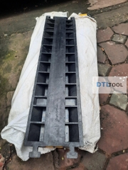 Gờ Luồn Dây Điện Cao Su 1000x250x40mm SDTL | Gờ Bảo Vệ Cáp 2 Rãnh 30x30mm Có Nắp Mở Nhựa