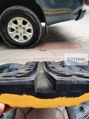 Gờ Giảm Tốc Cao Su 1000x350x40mm SDTL | Có Rãnh Luồn Ống, Đi Dây 31x25mm