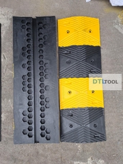 Gờ Giảm Tốc Cao Su 1000x350x40mm SDTL | Có Rãnh Luồn Ống, Đi Dây 31x25mm
