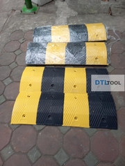 Gờ Giảm Tốc Cao Su 1000x350x50mm ADTL | Gờ Hạn Chế Tốc Độ Cho Bãi Xe, Nhà Xưởng
