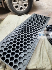 Gờ Giảm Tốc Cao Su 1000x350x50mm KK200T SDTL | Gờ Hạn Chế Tốc Độ Cho Bãi Xe, Nhà Xưởng