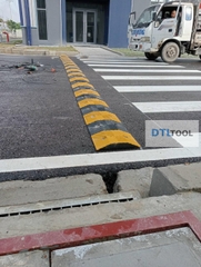 Gờ Giảm Tốc Cao Su 1000x350x50mm SDTL | Gờ Hạn Chế Tốc Độ Cho Đường Giao Thông, Bãi Xe, Nhà Xưởng