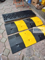 Gờ Giảm Tốc Cao Su 1000x350x50mm SDTL | Gờ Hạn Chế Tốc Độ Cho Đường Giao Thông, Bãi Xe, Nhà Xưởng
