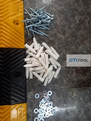 Gờ Giảm Tốc Cao Su 500x200x30mm SDTL | Gờ Hạn Chế Tốc Độ Cho Bãi Xe, Đường Nội Bộ