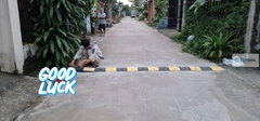 Gờ Giảm Tốc Cao Su 500x300x40mm ADTL | Gờ Hạn Chế Tốc Độ Cho Bãi Xe, Đường Nội Bộ