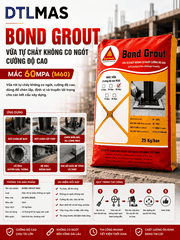 Bond Grout 25kg M60 - Vữa tự chảy không co cường độ 60MPa