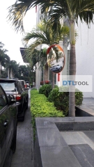Gương Cầu Lồi Inox D1000 Outdoor | Gương Cầu Giao Thông Inox 304 Quan Sát Góc Khuất Chống Gỉ Ngoài Trời