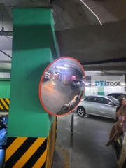 Gương Cầu Lồi Polyme D800 Indoor | Gương Cầu Giao Thông Quan Sát Góc Khuất Chống Va Đập Trong Nhà