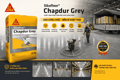 Sikafloor Chapdur Grey 25kg - Bộ rắc tăng cứng mặt sàn bê tông màu xám (Hardener)