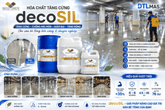 decoSIL 200kg - Hóa Chất Tăng Cứng Thẩm Thấu Lithium Silicate, Chống Bụi Sàn Bê Tông