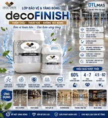 decoFINISH 25Kg - Chất tăng bóng sàn bê tông