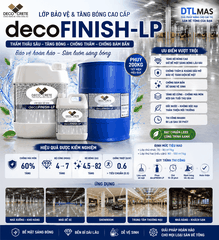 decoFINISH-LP Phuy 200Kg - Chất tăng bóng sàn bê tông, Seal đánh bóng sàn bê tông