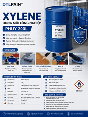 Dung môi pha sơn Xylene 200L