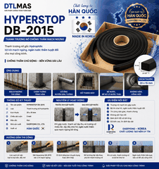 HYPERSTOP DB-2015 Korea - Thanh Trương Nở Chống Thấm Mạch Ngừng, Cổ Ống. Tiết Diện 20x15mm