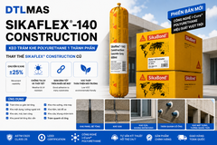 Sikaflex 140 Construction 600ml - Chất Trám Khe Một Thành Phần Gốc Polyurethane