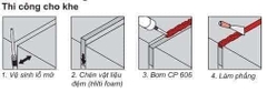 HILTI CP 606 - Tuýp 310ml - Keo silicone gốc nước chống cháy lan sử dụng cực kỳ hiệu quả đối với khe co giãn tối đa 12.5%