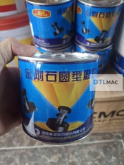 Hộp Đá Mài Kim Cương Tròn 16 Viên Xanh Dương Đậm VDTL | Đá Mài Bê Tông, Bóc Sơn Epoxy Cho Máy Mài Sàn DMS 250/350