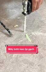 Bơm Keo Gạch Ộp - COMBO 8 Sản Phẩm: Bộ máy + Dụng Cụ + Vật Liệu