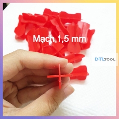 Ke Chữ Thập Đa Năng 1.5mm Tái Sử Dụng | Ke Căn Ron Gạch Góc 3 Góc 4