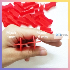 Ke Chữ Thập Đa Năng 1.5mm Tái Sử Dụng | Ke Căn Ron Gạch Góc 3 Góc 4