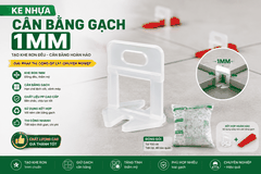 Ke Nhựa Cân Bằng Gạch 1mm Túi 1Kg | Tạo Khe Ron Chuẩn Cho Gạch Ốp Lát
