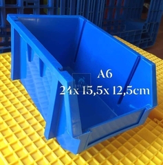 Khay nhựa đựng linh kiện A6. Dài 24cm x rộng 15.5cm x cao 12.5cm