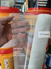 Lưới Thủy Tinh Mắt 2x2mm 80g/m² Cuộn 1x30m Mềm VDTL – Lưới Gia Cường Chống Thấm