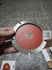 Lưỡi cắt bê tông, gạch, đá, vữa xây tạo rãnh vuông 10mm. Đường kính 114mm