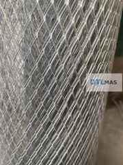 Lưới Thép Dập Giãn Mạ Kẽm 10x20mm Cuộn 1x30-35m | Lưới Hình Thoi Chống Nứt Tường, Trát Vữa