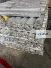 Lưới Thép Dập Giãn Mạ Kẽm 10x20mm Cuộn 1x30-35m | Lưới Hình Thoi Chống Nứt Tường, Trát Vữa