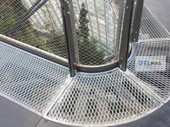 Lưới Thép Dập Giãn Mạ Kẽm 45x90mm Dày 3mm Cuộn 1x10m | Lưới Hình Thoi Chịu Lực Công Nghiệp