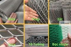 Lưới Thép Dập Giãn Mạ Kẽm 45x90mm Dày 3mm Cuộn 1x10m | Lưới Hình Thoi Chịu Lực Công Nghiệp