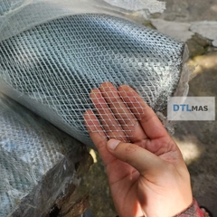 Lưới Thép Dập Giãn Mạ Kẽm 6x12mm Cuộn 1x30m | Lưới Hình Thoi Chống Nứt Tường, Trát Vữa