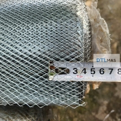 Lưới Thép Dập Giãn Mạ Kẽm 6x12mm Cuộn 1x30m | Lưới Hình Thoi Chống Nứt Tường, Trát Vữa