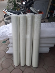 Lưới thủy tinh 3x3, tỉ trọng 45g/m², cuộn 1x50m - Lưới thủy tinh gia cường chống thấm, chống nứt tường