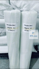 Lưới thủy tinh 5x5, tỉ trọng 140g/m², cuộn 1x50m - Lưới thủy tinh gia cường chống nứt cho vữa trát tường, cán nền