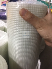 Lưới thủy tinh 5x5, tỉ trọng 60g/m², cuộn 1x50m - Lưới thủy tinh gia cường chống nứt cho vữa trát tường, cán nền