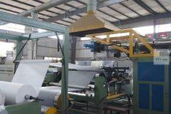 Màng chống thấm PPE 3 lớp LDTL dày 0.6mm, khổ rộng 1.2m, tỷ trọng 220g. Màng chống thấm cao cấp, có cấu tạo 3 lớp. Màng chống thấm Polypropylene Elastomer