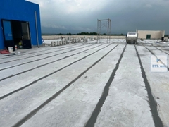 Màng chống thấm 3 lớp, màng PPE dày 0.4~0.5mm, tỷ trọng 150gr/m2, cuộn 1.15x87m ZHENHAI Pro. Màng chống thấm cao cấp, có cấu tạo 3 lớp. Màng chống thấm Polypropylene Elastomer