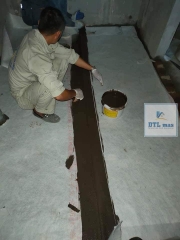 Màng chống thấm PPE 3 lớp LDTL dày 0.3~0.4mm, khổ rộng 1.15m, tỷ trọng 130g. Màng chống thấm cao cấp, có cấu tạo 3 lớp. Màng chống thấm Polypropylene Elastomer