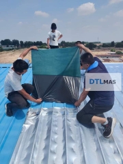 MATCOOL 1.5mm Màu Bạc Cuộn 1x30m | Màng Tự Dính Phủ Nhôm Chống Dột Mái Tôn, Chống Nóng Kháng UV