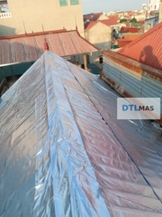MATCOOL 1.5mm Màu Bạc Cuộn 1x30m | Màng Tự Dính Phủ Nhôm Chống Dột Mái Tôn, Chống Nóng Kháng UV