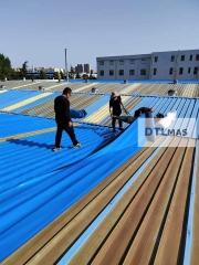MATCOOL 1.5mm Màu Xanh Cuộn 1x30m | Màng Tự Dính Phủ Nhôm Chống Dột Mái Tôn, Chống Nóng Kháng UV