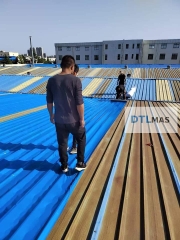 MATCOOL 1.5mm Màu Xanh Cuộn 1x30m | Màng Tự Dính Phủ Nhôm Chống Dột Mái Tôn, Chống Nóng Kháng UV