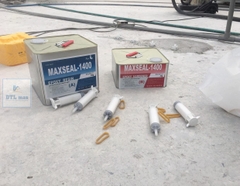 MaxSeal 1400 - Bộ 15kg - Keo Epoxy bơm sửa chữa khe nứt, hàn gắn kết cấu